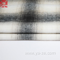 check tweed plaid wool woven fabric for overcoat